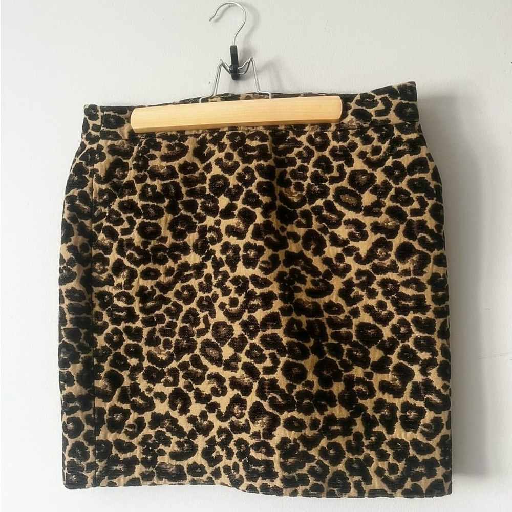 Joe Fresh Animal Print Mini Skirt